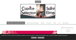 Desktop Screenshot of caprice-selection.com